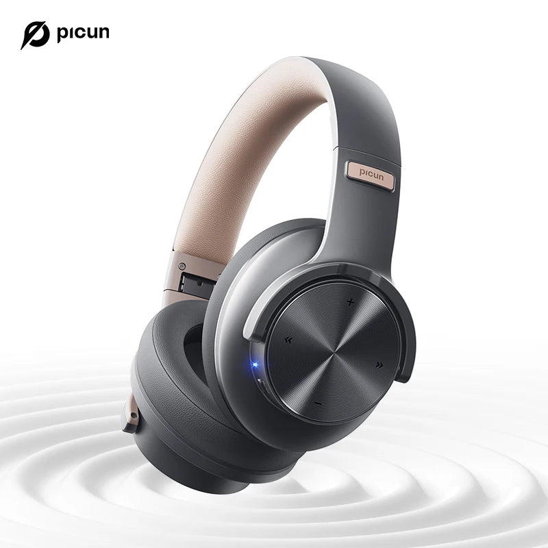 B8 Bluetooth Headphones 120H Playtime Headset Wireless Bluetooth 3EQ Mode Low Latency Hands-Free Calls over Ear Headphones
