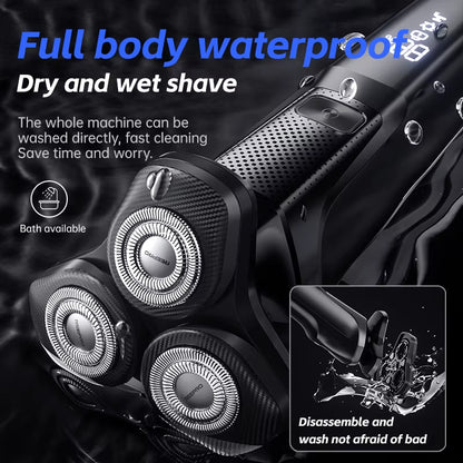 Multifunctional USB Powered Men Shaver Portable Cordless Electric Face Shaving Machine for Household