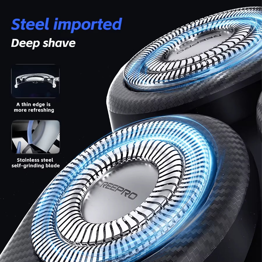 Multifunctional USB Powered Men Shaver Portable Cordless Electric Face Shaving Machine for Household