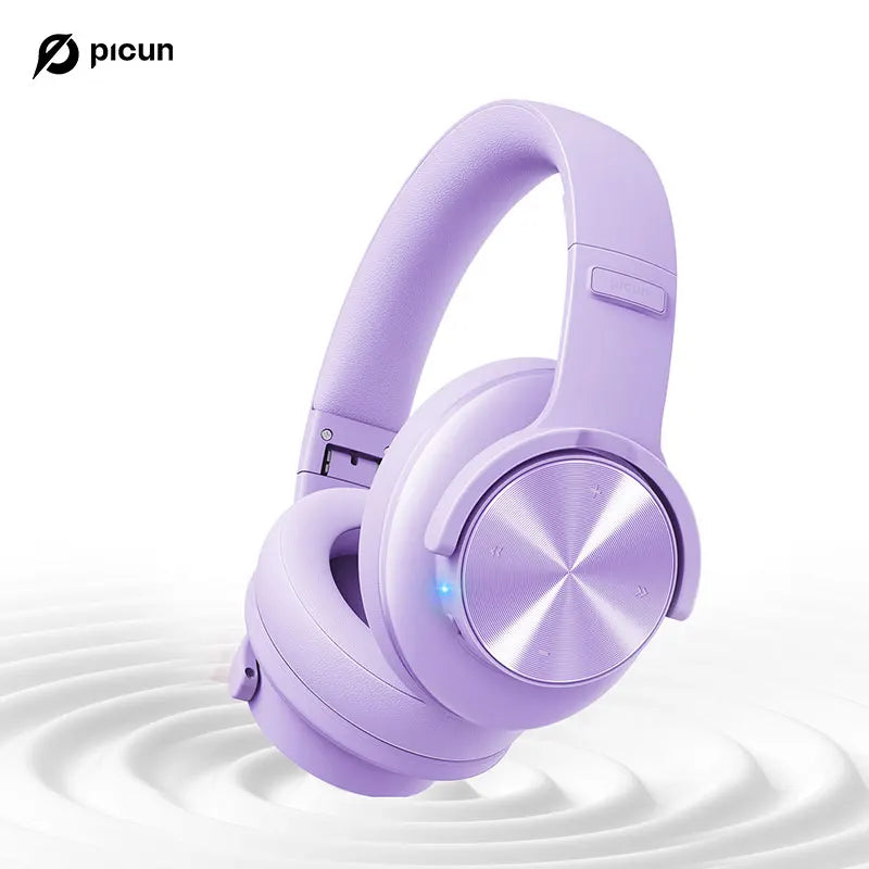 B8 Bluetooth Headphones 120H Playtime Headset Wireless Bluetooth 3EQ Mode Low Latency Hands-Free Calls over Ear Headphones