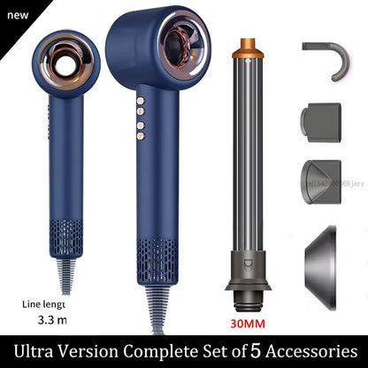 Professional Super Hair Dryer Personal Hair Care Styling Negative Ion Salon Tool Constant Anion Electric Leafless Hair Dryers