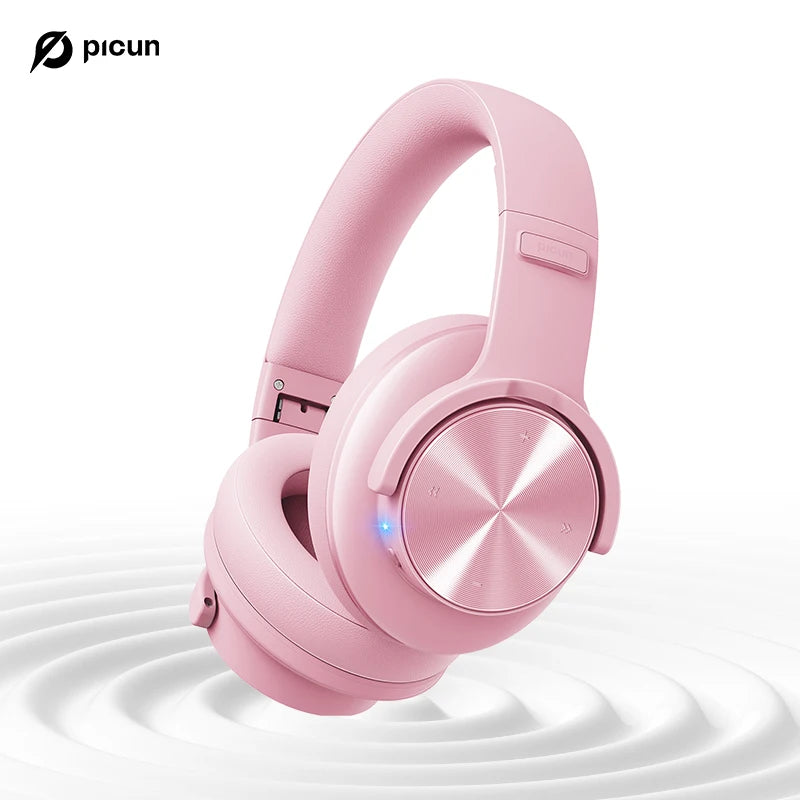 B8 Bluetooth Headphones 120H Playtime Headset Wireless Bluetooth 3EQ Mode Low Latency Hands-Free Calls over Ear Headphones