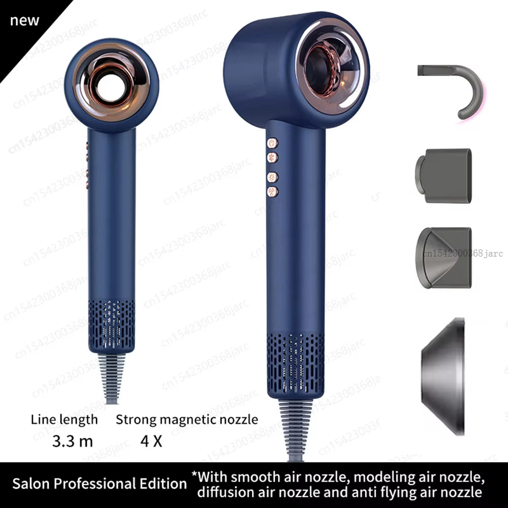 Professional Super Hair Dryer Personal Hair Care Styling Negative Ion Salon Tool Constant Anion Electric Leafless Hair Dryers