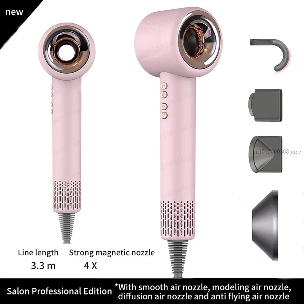 Professional Super Hair Dryer Personal Hair Care Styling Negative Ion Salon Tool Constant Anion Electric Leafless Hair Dryers