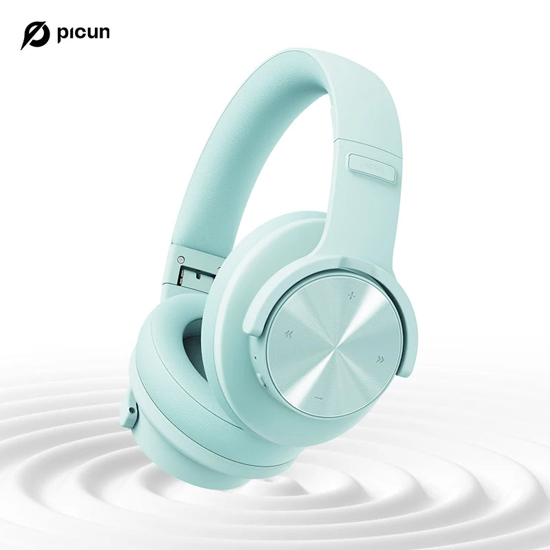 B8 Bluetooth Headphones 120H Playtime Headset Wireless Bluetooth 3EQ Mode Low Latency Hands-Free Calls over Ear Headphones
