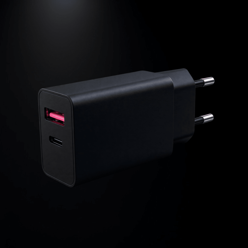 Cleantech Vattenflosser – Laddare USB-C och USB-A GaN, 20 W